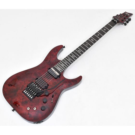 Schecter C-1 FR-S Apocalypse Electric Guitar in Red Reign B Stock 3104, 3057