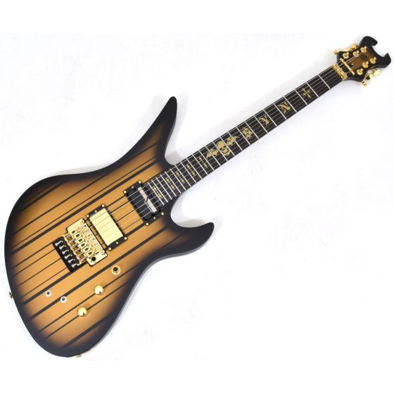 Schecter Synyster Custom-S Electric Guitar Satin Gold Burst B-Stock 1644, SCHECTER1743