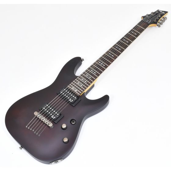 Schecter Omen-7 Electric Guitar in Walnut Satin B Stock 1011, 2068.B 1011