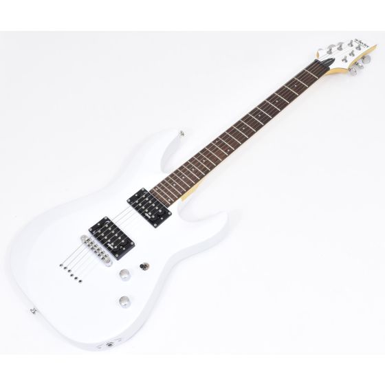 Schecter C-6 Deluxe Electric Guitar Satin White B-Stock 0042, 432