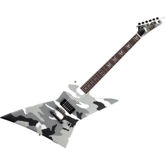 ESP Max Cavalera EX Guitar in Urban Camo Finish w/Case, EMAXUC