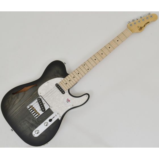 G&L Tribute ASAT Classic Semi-Hollow Electric Guitar Charcoal Burst, TI-ACL-S75R46M30