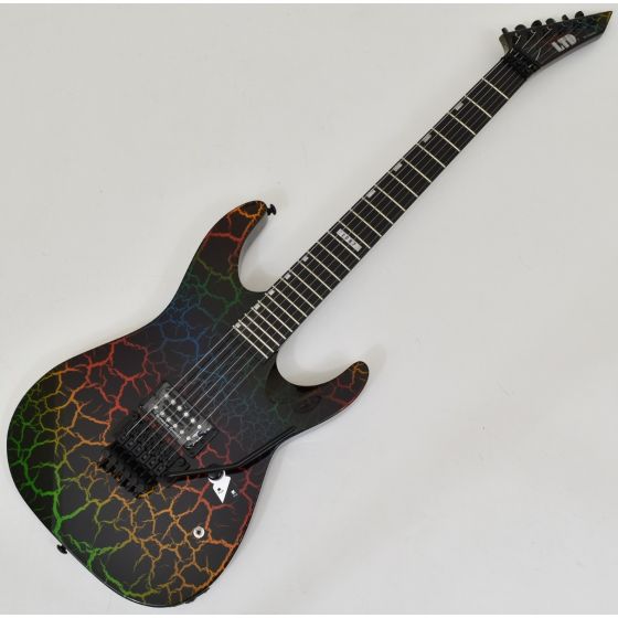 ESP LTD M-1 Custom 87 Guitar in Rainbow Crackle B-Stock 0795, LM1CTM87RBCRK