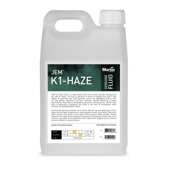 Martin JEM K1 Haze Fluid 4x 2.5L, 97120407