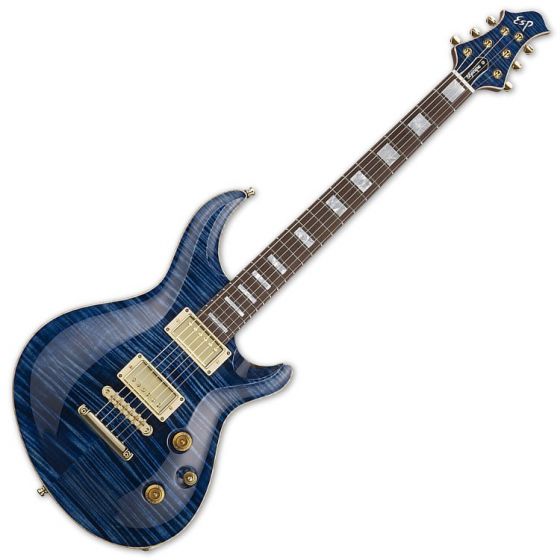 ESP Mystique CTM Original Series Electric Guitar in Marine Blue Finish, EMYSTCTMMARBL