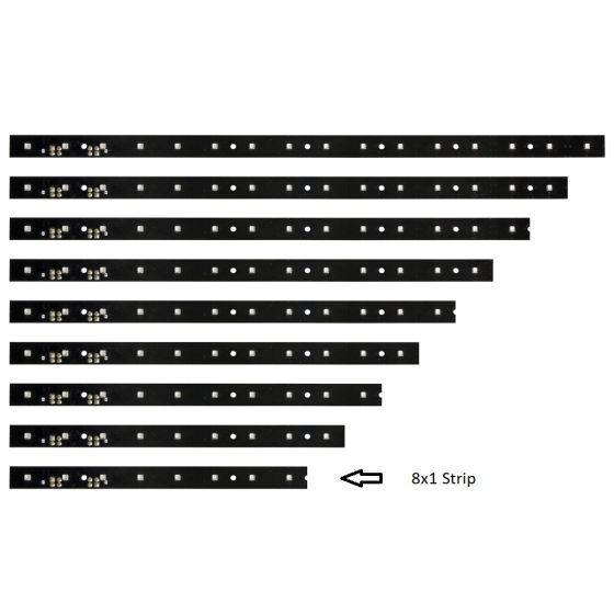 Martin VC-Strip 30 Creative 8x1 LED Video Strip 20 Pack, 90357470HU