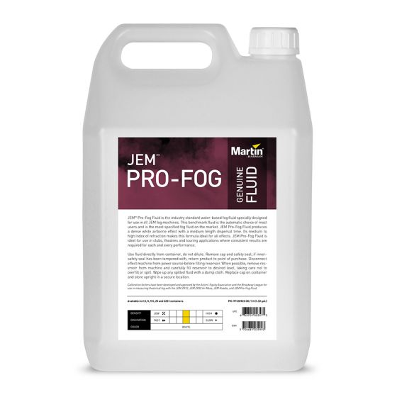 Martin JEM Pro Fog Fluid 4x 5L, 97120922
