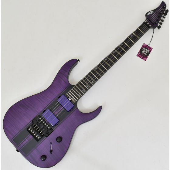 Schecter Banshee GT FR Guitar Satin Trans Purple B-Stock 1530, 1521