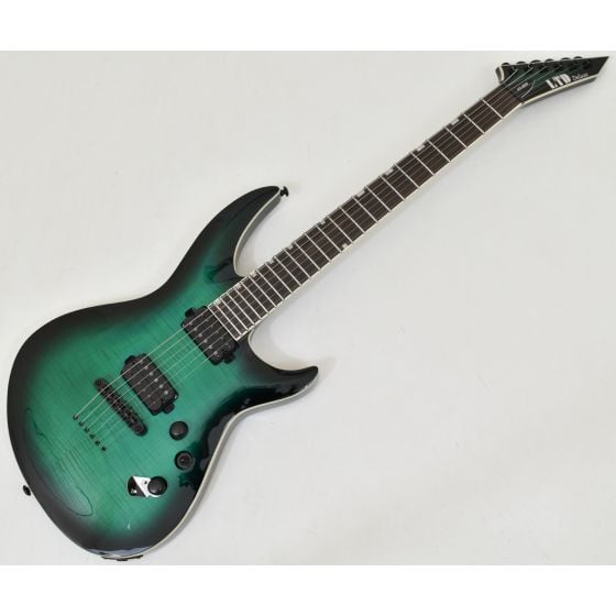 ESP LTD H3-1000 Guitar Black Turquoise Burst B-Stock 2286, LH31000FMBLKTB