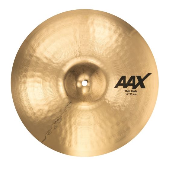 SABIAN 14" AAX Thin Hat Bottom Brilliant Finish, 21401XC/2B