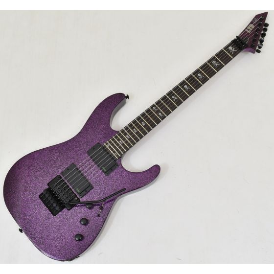 ESP LTD KH-602 Kirk Hammet Guitar Purple Sparkle B-Stock 0217, LKH602PSP