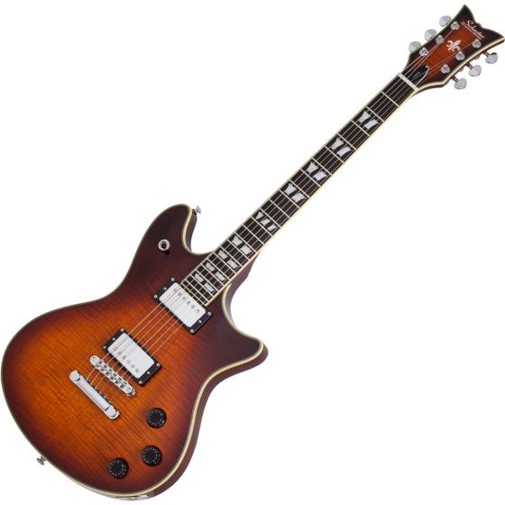 Schecter Tempest Custom Guitar Faded Vintage Sunburst, 1725