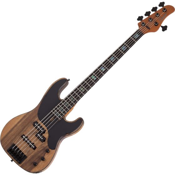 Schecter Model-T 5 String Exotic Bass Black Limba, 2833