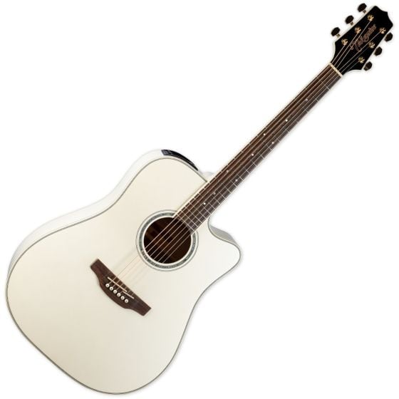 Takamine GD37CE Acoustic Electric Guitar Pearl White, TAKGD37CEPW