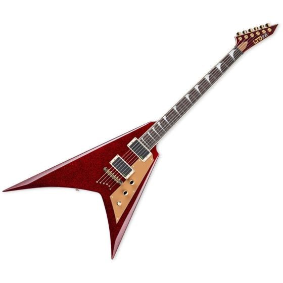 ESP LTD KH-V Kirk Hammett Signature Guitar Red Sparkle, LKHVRSP