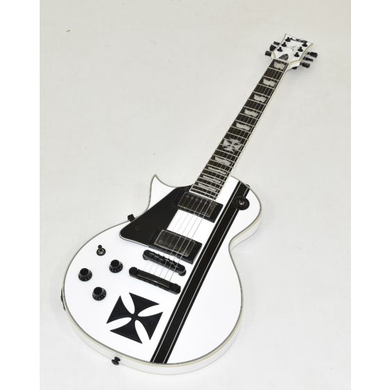 ESP LTD Iron Cross James Hetfield Left Hand Electric Guitar in Snow B-Stock 1175, LTD Iron Cross LH