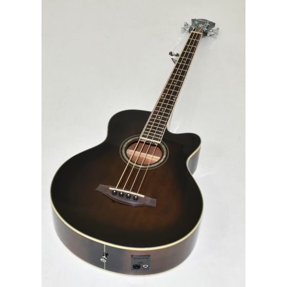 Ibanez AEB10E-DVS Artwood Series Acoustic Electric Bass in Dark Violin Sunburst High Gloss Finish 5724, AEB10EDVS.B