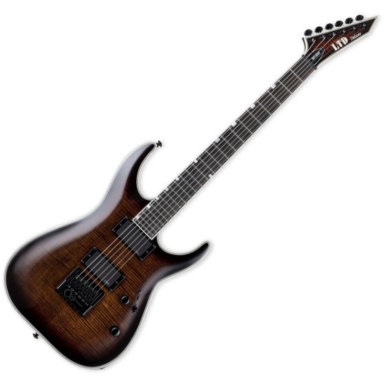 ESP LTD MH-1000ET Evertune Guitar Dark Brown Sunburst, LMH1000ETFMDBSB