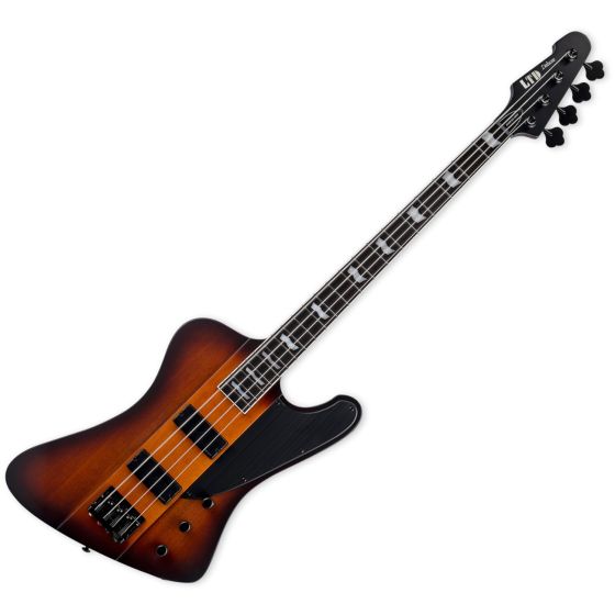 ESP LTD PHOENIX-1004 Bass in Tobacco Sunburst Satin, LPHX1004TSBS