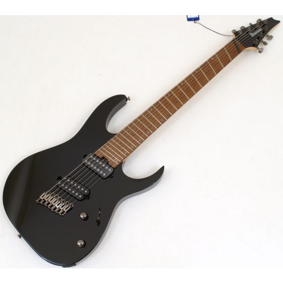 Ibanez RGMS7 BK Multi Scale 7 String Black Guitar B-Stock, RGMS7BK