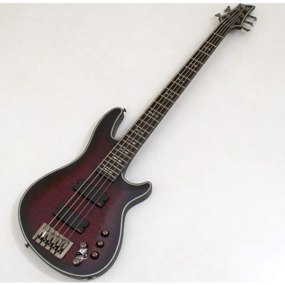Schecter Hellraiser Extreme-5 Electric Bass Crimson Red Burst Satin B-Stock 1027, 1919
