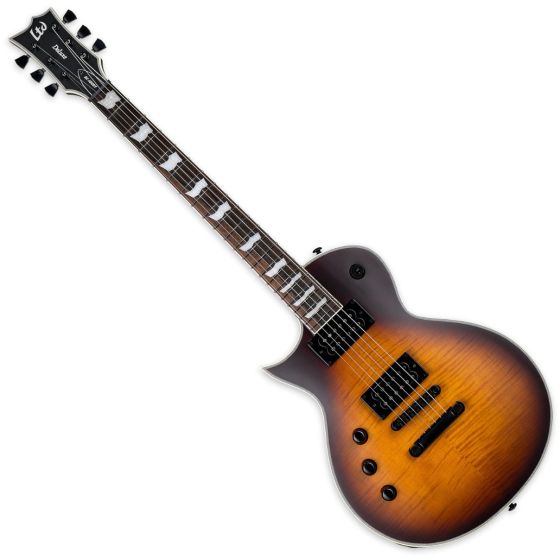 ESP LTD EC-1000T CTM Lefty Guitar Tobacco Sunburst Satin B-Stock, LEC1000TCTMFMTSBSLH