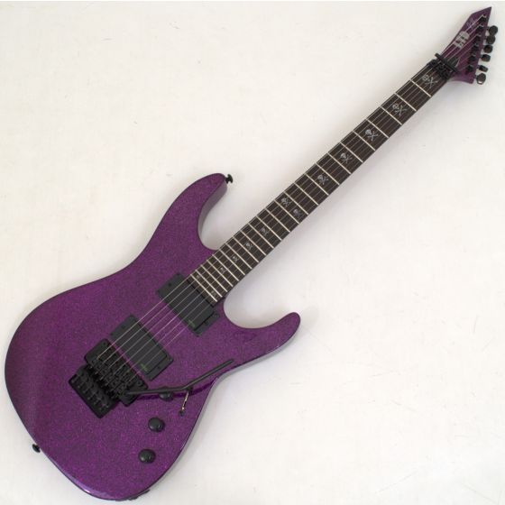 ESP LTD KH-602 Kirk Hammet Guitar Purple Sparkle B-Stock 0833, LKH602PSP