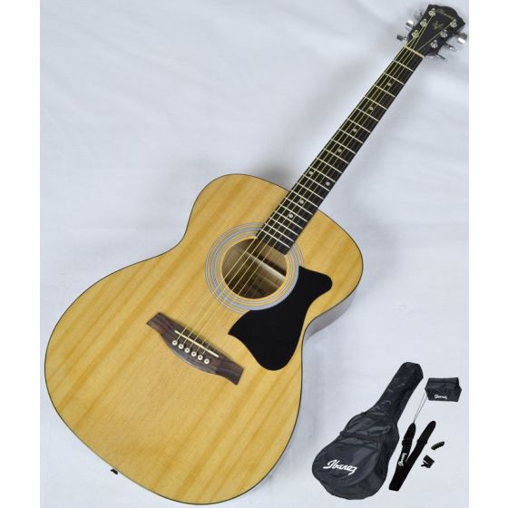 Ibanez IJVC50 JAMPACK Acoustic Guitar Package in Natural High Gloss Finish, IJVC50.B