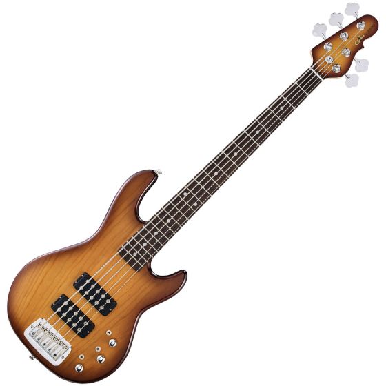 G&L Tribute L-2500 Bass Guitar in Tobacco Sunburst Finish, L-2500-TSB