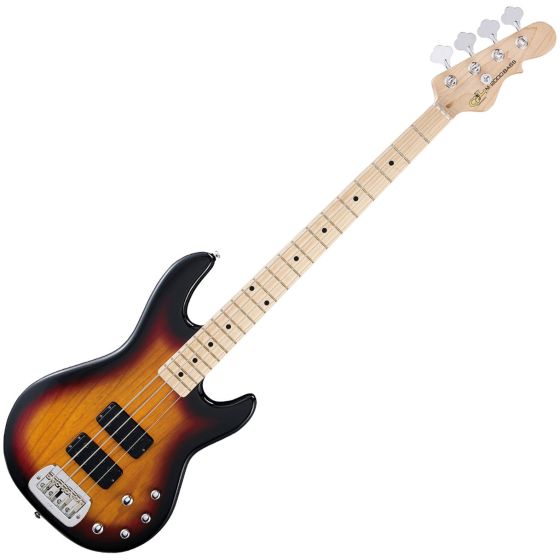 G&L Tribute M-2000 Bass Guitar in 3-Toneburst Finish, M-2000.MP.3TB-A