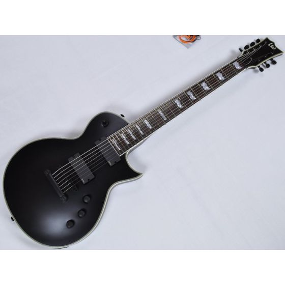 ESP LTD EC-407 7 Strings Guitar in Black Satin B stock, EC-407 BLKS.B