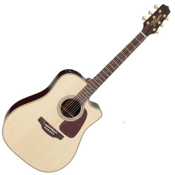 Takamine P5DC Dreadnought Acoustic Electric Guitar Natural Gloss, TAKP5DCNAT