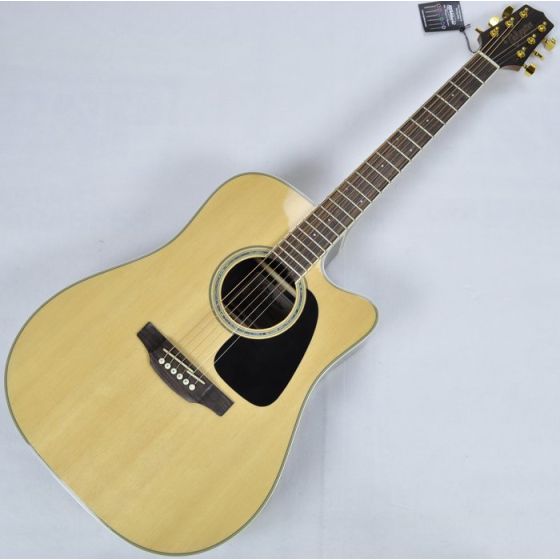 Takamine GD51CE-NAT G-Series G50 Cutaway Acoustic Electric Guitar in Natural Finish, TAKGD51CENAT