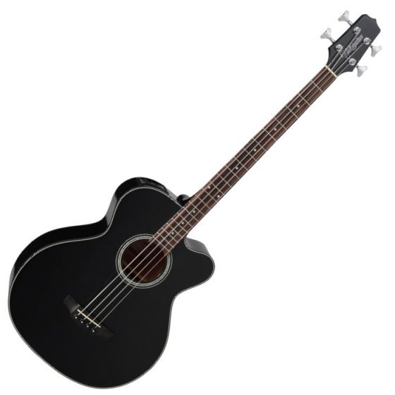 Takamine GB30CE-BLK G-Series Acoustic Electric Bass in Black Finish, TAKGB30CEBLK