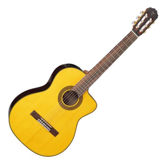 Takamine GC5CE-NAT G-Series Acoustic Electric Classical Guitar in Natural Finish, TAKGC5CENAT