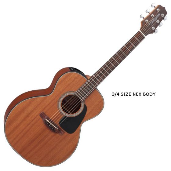 Takamine GX11ME-NS G-Series Mini Acoustic Guitar in Natural Finish, TAKGX11MENS