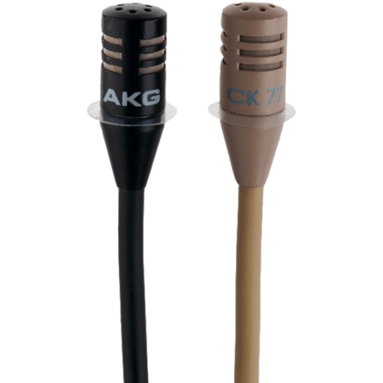 AKG CK77 WR L P Professional Lavalier Microphone - Flesh Color, CK77 WR-L/P