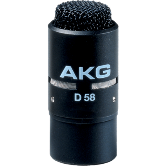 AKG D58 E Professional Dynamic Noise-Canceling Microphone, D58 E black