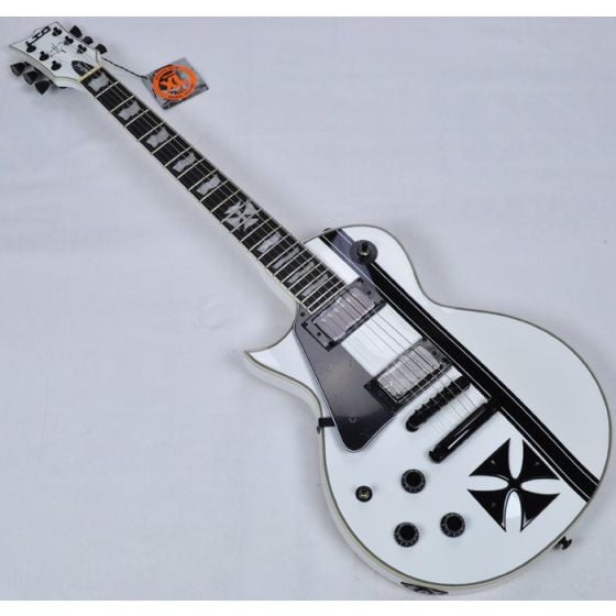ESP LTD Iron Cross James Hetfield Left Hand Guitar Snow White, LTD Iron Cross LH.B