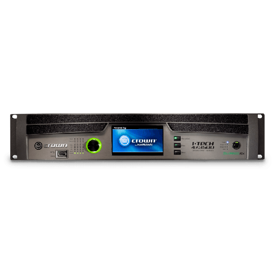 Crown Audio I-Tech 4x3500HD Four-channel 4000W Power Amplifier, IT4X3500HDS
