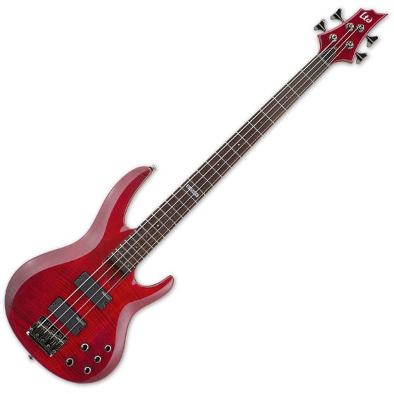 ESP LTD B-154DX Bass in See-Through Red, B-154DX STR