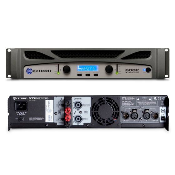 Crown XTi 6002 Two-Channel 2100W Power Amplifier, XTI6002