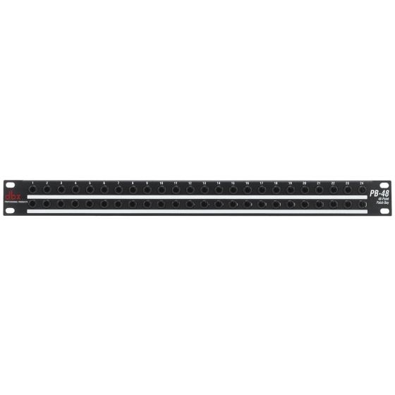 dbx PB48 48-Point Patch Bay, DBXPB48V