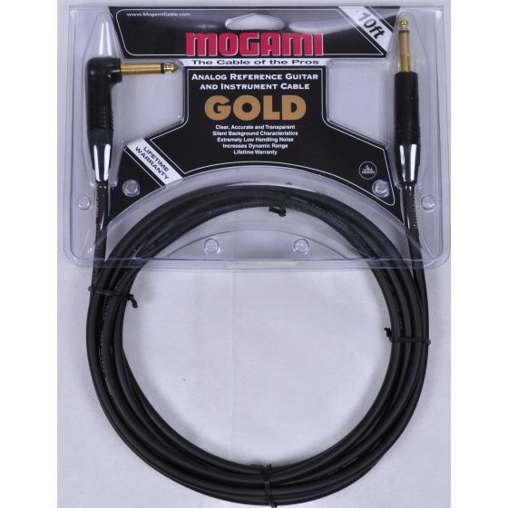 Mogami Gold Instrument R Cable 10 ft., GOLD INSTRUMENT-10R