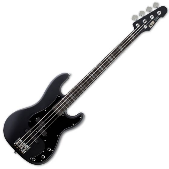 ESP LTD FB-4 Frank Bello Electric Bass in Black Satin, LTD FB-4