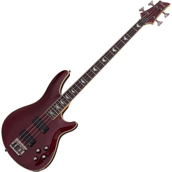 Schecter Omen Extreme-4 Electric Bass in Black Cherry Finish, 2040