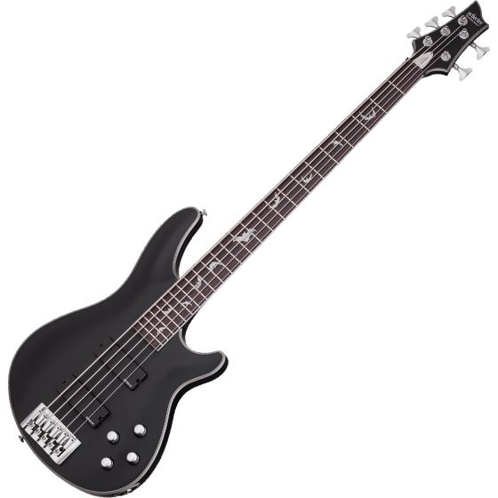 Schecter Damien Platinum-5 Electric Bass Satin Black, 1201
