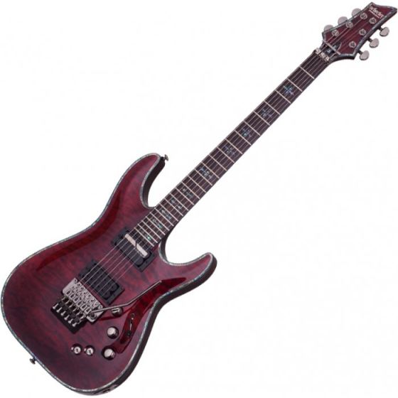 Schecter Hellraiser Passive C-1 FR S Electric Guitar in Black Cherry Finish, 3065