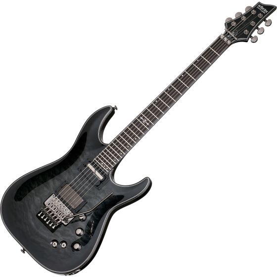 Schecter Hellraiser Hybrid C-1 FR S Electric Guitar in Trans Black Burst Finish, 1957