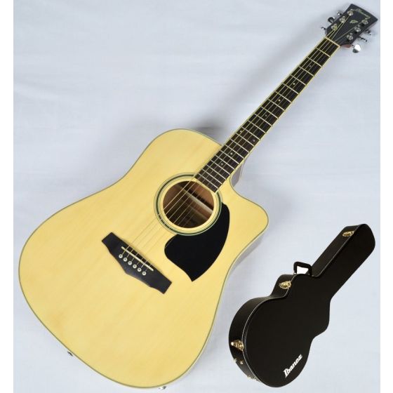 Ibanez PF15ECEWC-NT PF Series Acoustic Guitar in Natural High Gloss Finish SA141202029, PF15ECEWCNT.B 2029